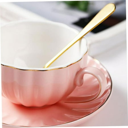 SHZNSJWDKJ Elegant and Sophisticated European Pink Ceramic Coffee Cup and Saucer Set - Modern Stylish 1 Set of Porcelain Turkish Tea Cup and Ceramic Milk Mug - Contemporary Stainless Stee
SHZNSJWDKJ Elegant and Sophisticated European Pink Ceramic Coffee Cup and Saucer Set - Modern Stylish 1 Set of Porcelain Turkish Tea Cup and Ceramic Milk Mug - Contemporary Stainless Stee