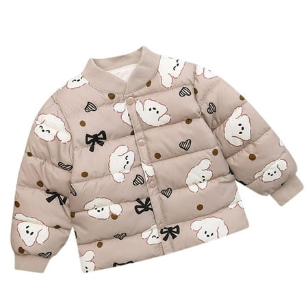 Spazoro Toddler Girls Boys Puffer Jackets Warm Crew Neck Fall and Winter Clearance Coats for Girls Coffee Size 7 T
Spazoro Toddler Girls Boys Puffer Jackets Warm Crew Neck Fall and Winter Clearance Coats for Girls Coffee Size 7 T