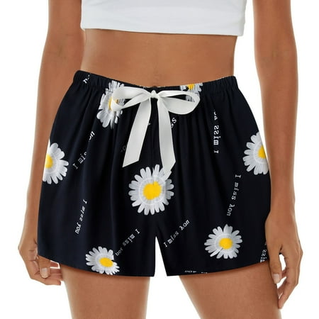 mveomtd Womens Pajama Shorts Shorts Lightweight Printed Bow Elastic Waist Pj Bottoms Long Pants for Women Black One Size
mveomtd Womens Pajama Shorts Shorts Lightweight Printed Bow Elastic Waist Pj Bottoms Long Pants for Women Black One Size