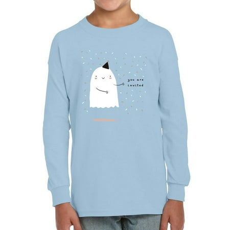 Ghost Party Invitation Long Sleeve Toddler -Image by Shutterstock 4 Toddler