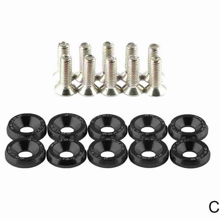 Car Modified Gasket Screw M6 Gasket Screw Washer JDM Fender Gasket Q8U4