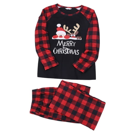 Matching Family Christmas Pajamas Set Soft Plaid Printed Holiday Clothes Sleepwear
Matching Family Christmas Pajamas Set Soft Plaid Printed Holiday Clothes Sleepwear