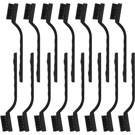 15 Pcs Mini Nylon Wire Brush Set for Cleaning Welding Slag Rust. Wire Bristle Scratch Brush Set. Curved Handle Brushes
15 Pcs Mini Nylon Wire Brush Set for Cleaning Welding Slag Rust. Wire Bristle Scratch Brush Set. Curved Handle Brushes