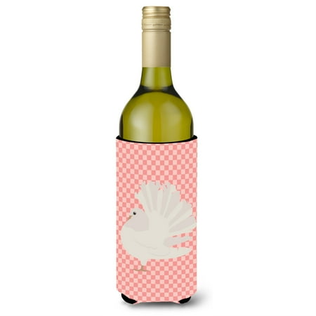 Caroline s Treasures Silver Fantail Pigeon Pink Check Decorative Bottle Hugger 750 ml Multicolor
Caroline s Treasures Silver Fantail Pigeon Pink Check Decorative Bottle Hugger 750 ml Multicolor