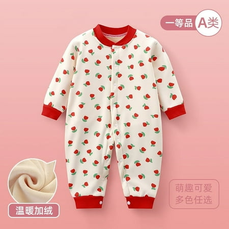Newborn Baby Clothes Autumn and Winter Clothes Jumpsuit Baby Warm Fleece Boneless Pajamas Full Clothes for Going Out Holding Clothes
Newborn Baby Clothes Autumn and Winter Clothes Jumpsuit Baby Warm Fleece Boneless Pajamas Full Clothes for Going Out Holding Clothes
