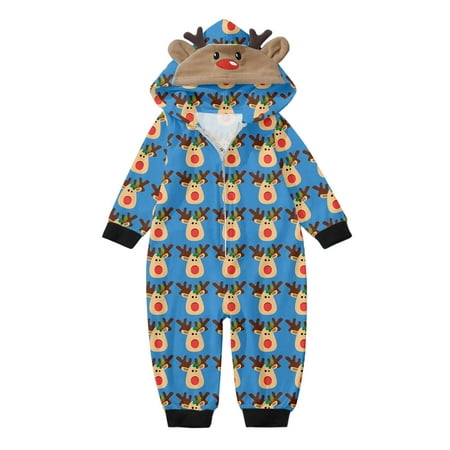 Family Picture Outfits Autumn And Winter Fashion Home Christmas Print Zipper Long Sleeved Trousers Jumpsuit Family Gathering Casual Pajamas Set Sky Blue 6M 
Family Picture Outfits Autumn And Winter Fashion Home Christmas Print Zipper Long Sleeved Trousers Jumpsuit Family Gathering Casual Pajamas Set Sky Blue 6M