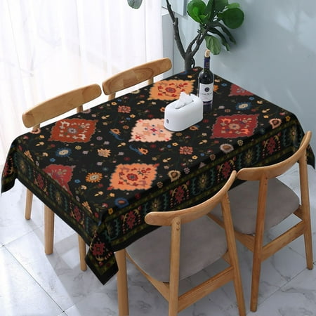 JSGC Vintage Floral Rectangle Tablecloth 60x102 inch Colorful Table Cloth Polyester Waterproof Stain Resistant and Wrinkle Resistant for Home Kitchen Restaurant Party Patio Decoration
JSGC Vintage Floral Rectangle Tablecloth 60x102 inch Colorful Table Cloth Polyester Waterproof Stain Resistant and Wrinkle Resistant for Home Kitchen Restaurant Party Patio Decoration