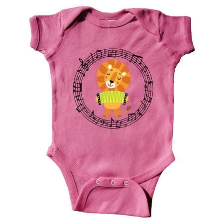 Inktastic Accordion Music Gift for Kids Gift Baby Boy or Baby Girl Bodysuit