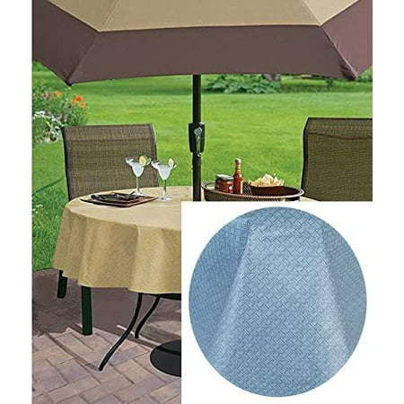 Newbridge Blue Basketweave Solid Color Vinyl Flannel Backed Tablecloth Basket Weave Indoor/Outdoor Patio Kitchen Dining Tablecloth 70” Zipper Umbrella Round
Newbridge Blue Basketweave Solid Color Vinyl Flannel Backed Tablecloth Basket Weave Indoor/Outdoor Patio Kitchen Dining Tablecloth 70” Zipper Umbrella Round