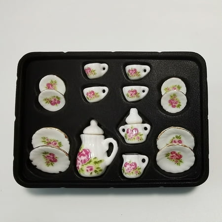 1:12 Miniature Ceramic Tea Cup Sets Exquisite Details and Workmanship Ornaments for Kindergartens and Early Education Center A
1:12 Miniature Ceramic Tea Cup Sets Exquisite Details and Workmanship Ornaments for Kindergartens and Early Education Center A