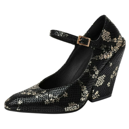 ZAROYEAX Women s New European and American Pointed Thick Heel High Heel Retro Single Shoes
ZAROYEAX Women s New European and American Pointed Thick Heel High Heel Retro Single Shoes