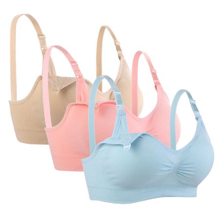 Xmarks Womens Nursing Bra for Breastfeeding Breathable Soft Seamless Clip Down Push Up Padded Maternity Bra(3-Packs)
Xmarks Womens Nursing Bra for Breastfeeding Breathable Soft Seamless Clip Down Push Up Padded Maternity Bra(3-Packs)