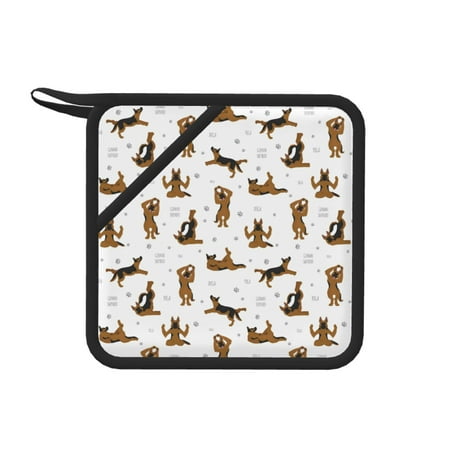 1 PCS Pot Holders for Kitchen - Heat Resistant Silicone Pot Holders with Hanging Loop Funny Shepherd Dog Non Slip Oven Hot Pads Potholders for Decor Baking Cooking Kitchen
1 PCS Pot Holders for Kitchen - Heat Resistant Silicone Pot Holders with Hanging Loop Funny Shepherd Dog Non Slip Oven Hot Pads Potholders for Decor Baking Cooking Kitchen