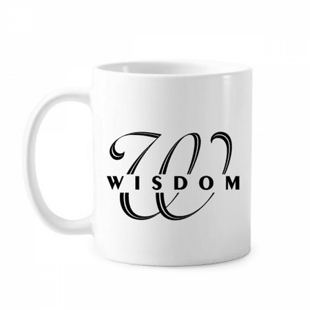 Letter Expression Wise Art Deco Fashion Mug Pottery Cerac Coffee Porcelain Cup Tableware
Letter Expression Wise Art Deco Fashion Mug Pottery Cerac Coffee Porcelain Cup Tableware