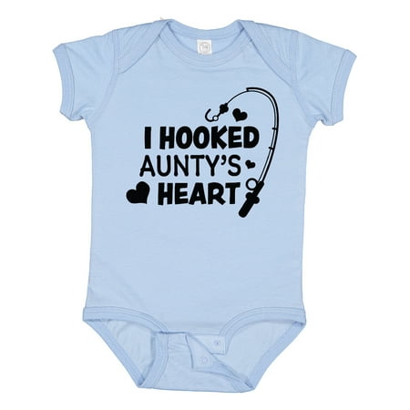 Inktastic I Hooked Aunty s Heart with Fishing Rod Gift Baby Boy or Baby Girl Bodysuit
Inktastic I Hooked Aunty s Heart with Fishing Rod Gift Baby Boy or Baby Girl Bodysuit