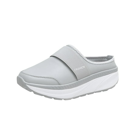 dmqupv Shoes Women Casual Dressy Leather Shoes Baotou Fashion Thick Soled Shoes Casual House Sandals with Support Grey 8.5
dmqupv Shoes Women Casual Dressy Leather Shoes Baotou Fashion Thick Soled Shoes Casual House Sandals with Support Grey 8.5