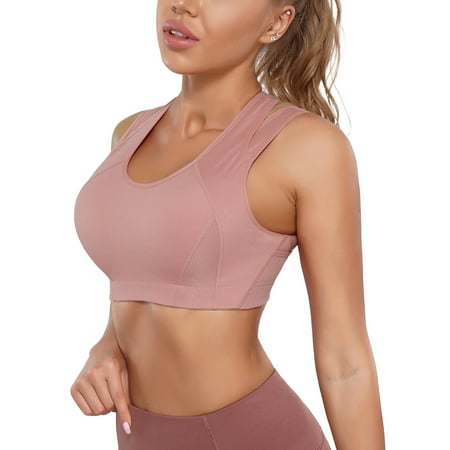 KUMAYES Sport Bras for Women Racerback Yoga Bra High Impact Adjustable Full Coverage Wirefree Support Padded Workout Bra
KUMAYES Sport Bras for Women Racerback Yoga Bra High Impact Adjustable Full Coverage Wirefree Support Padded Workout Bra
