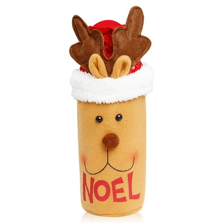 ELENXS Decorative Christmas Wine Bottles Cover Champagne Bag Stocking Home Dinner Table Holiday Party Decor
ELENXS Decorative Christmas Wine Bottles Cover Champagne Bag Stocking Home Dinner Table Holiday Party Decor