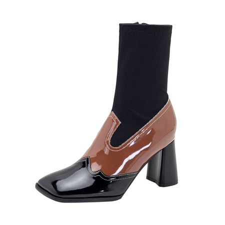 KBKYBUYZ Women s Shoes Fashion Stitching Color Minimalistic Retro Comfortable Lacing High Heel Boots
KBKYBUYZ Women s Shoes Fashion Stitching Color Minimalistic Retro Comfortable Lacing High Heel Boots