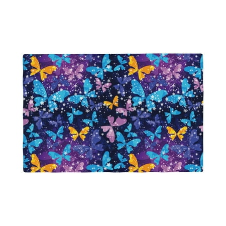 Placemats Set of 4 Butterflies Of The Starry Sky Heat Resistant Non - Slip Place mats Waterproof table mat for Kitchen Dining-6片装
Placemats Set of 4 Butterflies Of The Starry Sky Heat Resistant Non - Slip Place mats Waterproof table mat for Kitchen Dining-6片装