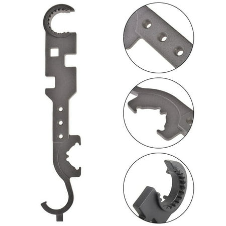 Multipurpose Combo Wrench Tool Wrench Barrel Nut Stock Tool 31Cm Length
