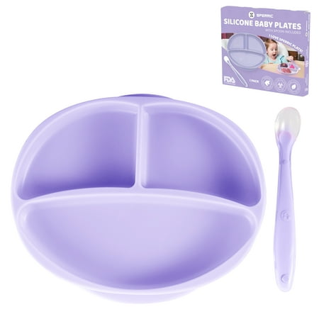 Baby Self-Feeding Suction Plate – Grip Dish Food-Grade Silicone Suction Plate for Weaning Babies BPA-Free Microwave Dishwasher & Oven Safe (Lavender)
Baby Self-Feeding Suction Plate – Grip Dish Food-Grade Silicone Suction Plate for Weaning Babies BPA-Free Microwave Dishwasher & Oven Safe (Lavender)