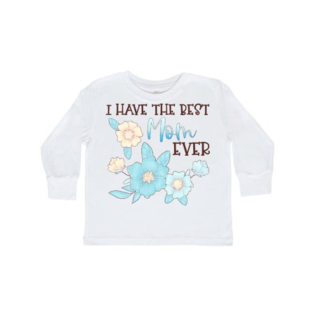 Inktastic I Have the Best Mom Ever with Blue Flowers Gift Toddler Boy or Toddler Girl Long Sleeve T-Shirt 
Inktastic I Have the Best Mom Ever with Blue Flowers Gift Toddler Boy or Toddler Girl Long Sleeve T-Shirt