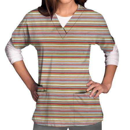 Akklian Women s Working Uniform Plus Size Tops Short Sleeve V-Neck Tops Striped Blouse Scrub Tops Summer Saving Clearance
Akklian Women s Working Uniform Plus Size Tops Short Sleeve V-Neck Tops Striped Blouse Scrub Tops Summer Saving Clearance