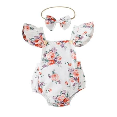 KI-8jcuD Baby Girl Rompers 0-3 Months Girls Fly Sleeve Floral Prints Romper Backless Bodysuits Headbands Set Baby Girl Fashion Outfits Baby Bod Organic Baby Girl Clothes 9 Months Baby Girl Clothes B
KI-8jcuD Baby Girl Rompers 0-3 Months Girls Fly Sleeve Floral Prints Romper Backless Bodysuits Headbands Set Baby Girl Fashion Outfits Baby Bod Organic Baby Girl Clothes 9 Months Baby Girl Clothes B