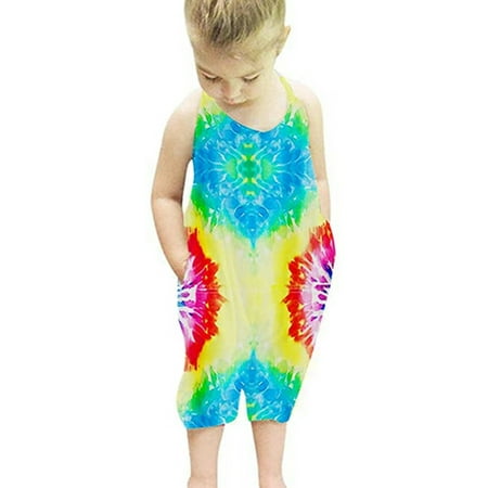 Pudcoco Baby Girl Tie Dye Halter Romper Harem Jumpsuit Sleeveless Overalls Playsuits 
Pudcoco Baby Girl Tie Dye Halter Romper Harem Jumpsuit Sleeveless Overalls Playsuits