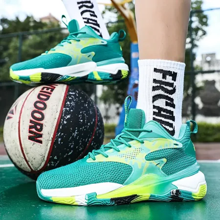 Men‘s Basketball Shoes Trendy Cushioned Knit Breathable Comfortable Non-Slip Running Shoes Athletic Sneakers Men‘s Footwear
Men‘s Basketball Shoes Trendy Cushioned Knit Breathable Comfortable Non-Slip Running Shoes Athletic Sneakers Men‘s Footwear