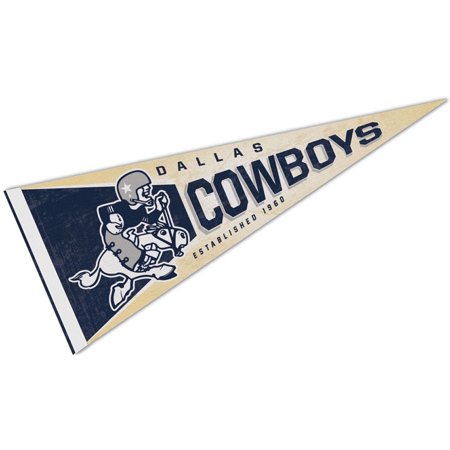 Dallas Cowboys Vintage Retro Throwback Pennant