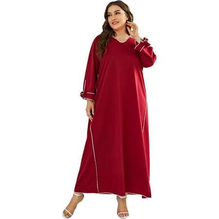 Women s Large Size Loose Nightgown Long Sleeve Solid Nightdress Casual Sleepwear Dress Soft Homewear
Women s Large Size Loose Nightgown Long Sleeve Solid Nightdress Casual Sleepwear Dress Soft Homewear