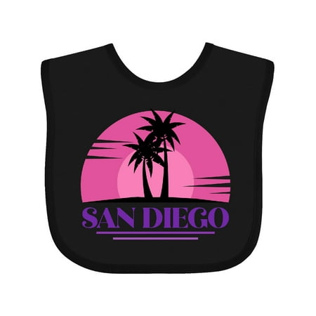 Inktastic San Diego California Beach Souvenir Gift Baby Girl Bib