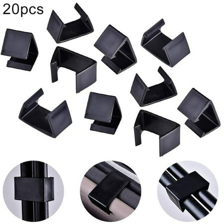 20Pcs Patio Wicker Furniture Chair Clips Garden Sofa Connector Fastener Clamps Black Plastic
20Pcs Patio Wicker Furniture Chair Clips Garden Sofa Connector Fastener Clamps Black Plastic
