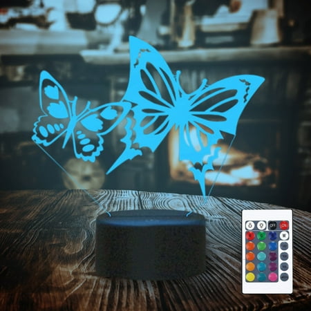 ERTUTUYI Lamp Night Light Toys Colours Control With Remote 1PC 16 3D LED light
ERTUTUYI Lamp Night Light Toys Colours Control With Remote 1PC 16 3D LED light