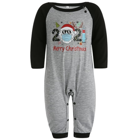 Canrulo Christmas Family Matching Pajama Set Women Adult Santa Claus Tops and Plaid Trousers Sleepwear Gray Baby 3-6 Months 
Canrulo Christmas Family Matching Pajama Set Women Adult Santa Claus Tops and Plaid Trousers Sleepwear Gray Baby 3-6 Months