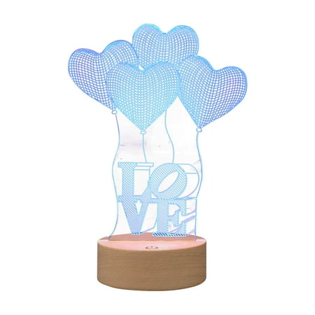 Home Decor Valentine S Day Gift 3D Night Led Colorful Gradient Remote Night Light Valentines Day Decor Pc Abs Wood
Home Decor Valentine S Day Gift 3D Night Led Colorful Gradient Remote Night Light Valentines Day Decor Pc Abs Wood