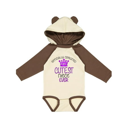 Inktastic Officially Crowned Cutest Niece Ever purple crown Gift Baby Girl Long Sleeve Bodysuit
Inktastic Officially Crowned Cutest Niece Ever purple crown Gift Baby Girl Long Sleeve Bodysuit