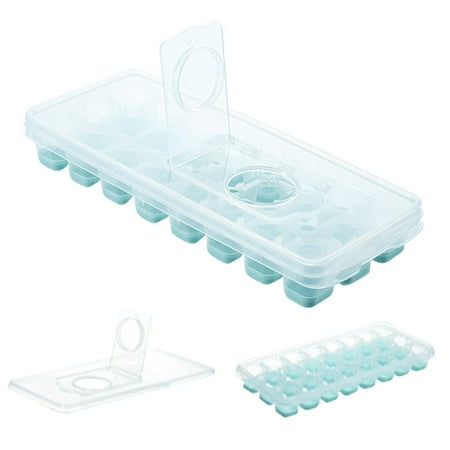 Geruite Silicone Ice Cube Tray With Lid | 24 Ice Cube Molds With Scoop | Ice Cube Molds Comes With Ice Contain Ice Box with Storage Bin and Ice Scoop
Geruite Silicone Ice Cube Tray With Lid | 24 Ice Cube Molds With Scoop | Ice Cube Molds Comes With Ice Contain Ice Box with Storage Bin and Ice Scoop
