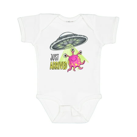 Inktastic Just Arrived- Cute Pink Alien UFO Newborn Baby Gift Baby Boy or Baby Girl Bodysuit
Inktastic Just Arrived- Cute Pink Alien UFO Newborn Baby Gift Baby Boy or Baby Girl Bodysuit