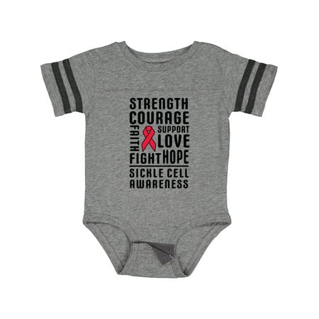 Inktastic Sickle Cell Awareness Strength Courage and Support Gift Baby Boy or Baby Girl Bodysuit
Inktastic Sickle Cell Awareness Strength Courage and Support Gift Baby Boy or Baby Girl Bodysuit