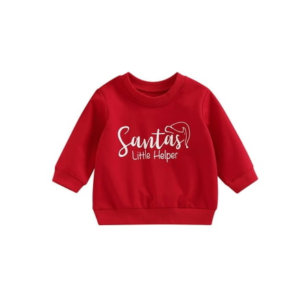 Toddler Baby Boy Girl Christmas Letter Print Sweatshirt Long Sleeve Crewneck Pullover Xmas Tops
Toddler Baby Boy Girl Christmas Letter Print Sweatshirt Long Sleeve Crewneck Pullover Xmas Tops