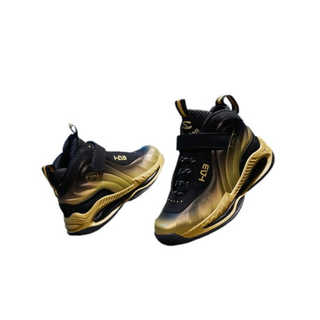 Ritualay Boys Fashion Sneakers Breathable Magic Tape Athletic Shoes Gym School Flat Running Shoe Black Gold 11.5c
Ritualay Boys Fashion Sneakers Breathable Magic Tape Athletic Shoes Gym School Flat Running Shoe Black Gold 11.5c