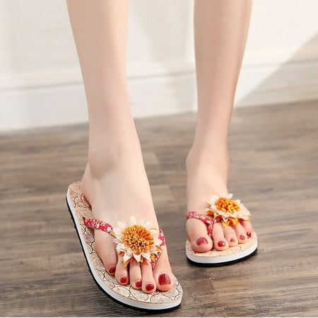 Aayomet Summer Women s Non-Slip Flower Flip Flops Sandals Flat Beach Slippers Shoes Disposable Flip Flops for Women White 7.5
Aayomet Summer Women s Non-Slip Flower Flip Flops Sandals Flat Beach Slippers Shoes Disposable Flip Flops for Women White 7.5