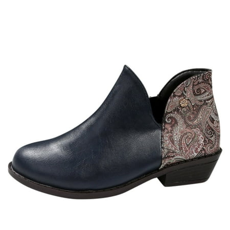 Qufokar Wide Calf Boots Women Plus Size Booties Women Boots Size 12 Fashion Autumn And Winter Female Ankle Boots Flat Bottom Low Heel Round Toe Colorful Print Side Zipper Comfortable Casual Style
Qufokar Wide Calf Boots Women Plus Size Booties Women Boots Size 12 Fashion Autumn And Winter Female Ankle Boots Flat Bottom Low Heel Round Toe Colorful Print Side Zipper Comfortable Casual Style