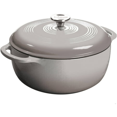 Lodge 6-Quart Dutch Oven, Grey