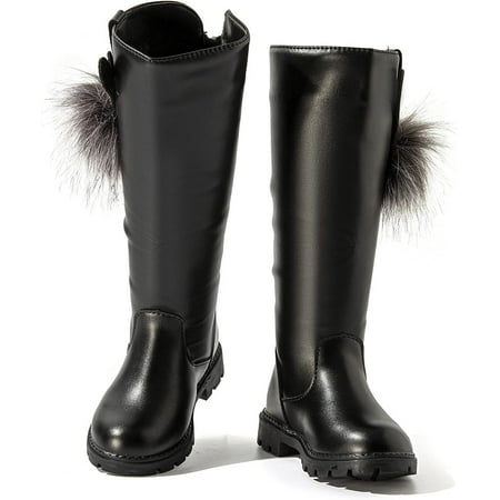 Girl s Waterproof Pom Pom Back Zipper Knee High Winter Riding Boots (Toddler/Little Kid/Big Kid)
Girl s Waterproof Pom Pom Back Zipper Knee High Winter Riding Boots (Toddler/Little Kid/Big Kid)