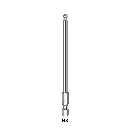 1pc Ball End Hex Screwdriver Bit Metric Hex Bit 100mm Long Magnetic Driver Bit
1pc Ball End Hex Screwdriver Bit Metric Hex Bit 100mm Long Magnetic Driver Bit