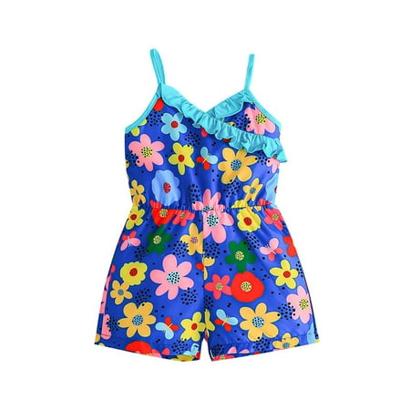 Toddler Girls Sleeveless Suspenders Floral Flower Printed Romper Jumpsuit Clothes
Toddler Girls Sleeveless Suspenders Floral Flower Printed Romper Jumpsuit Clothes